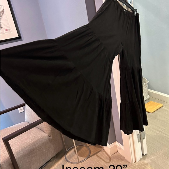 Super Wide leg boho gauze pants - Picture 1 of 4